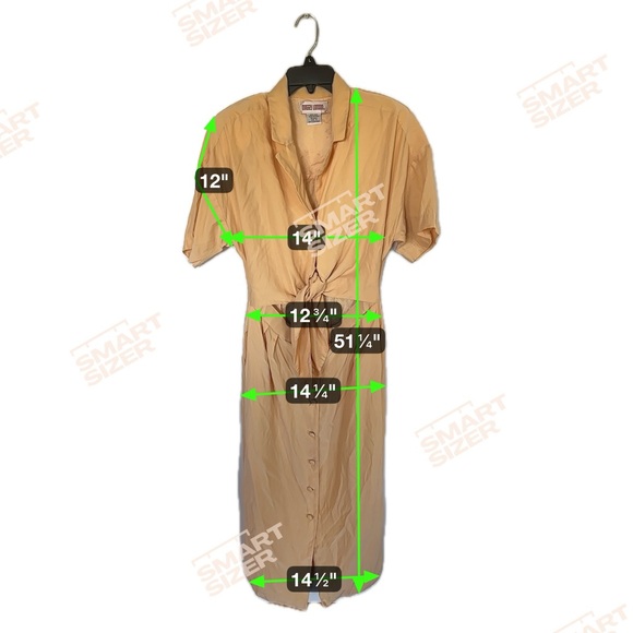 Maggy London 100% silk yellow dress - Picture 5 of 6